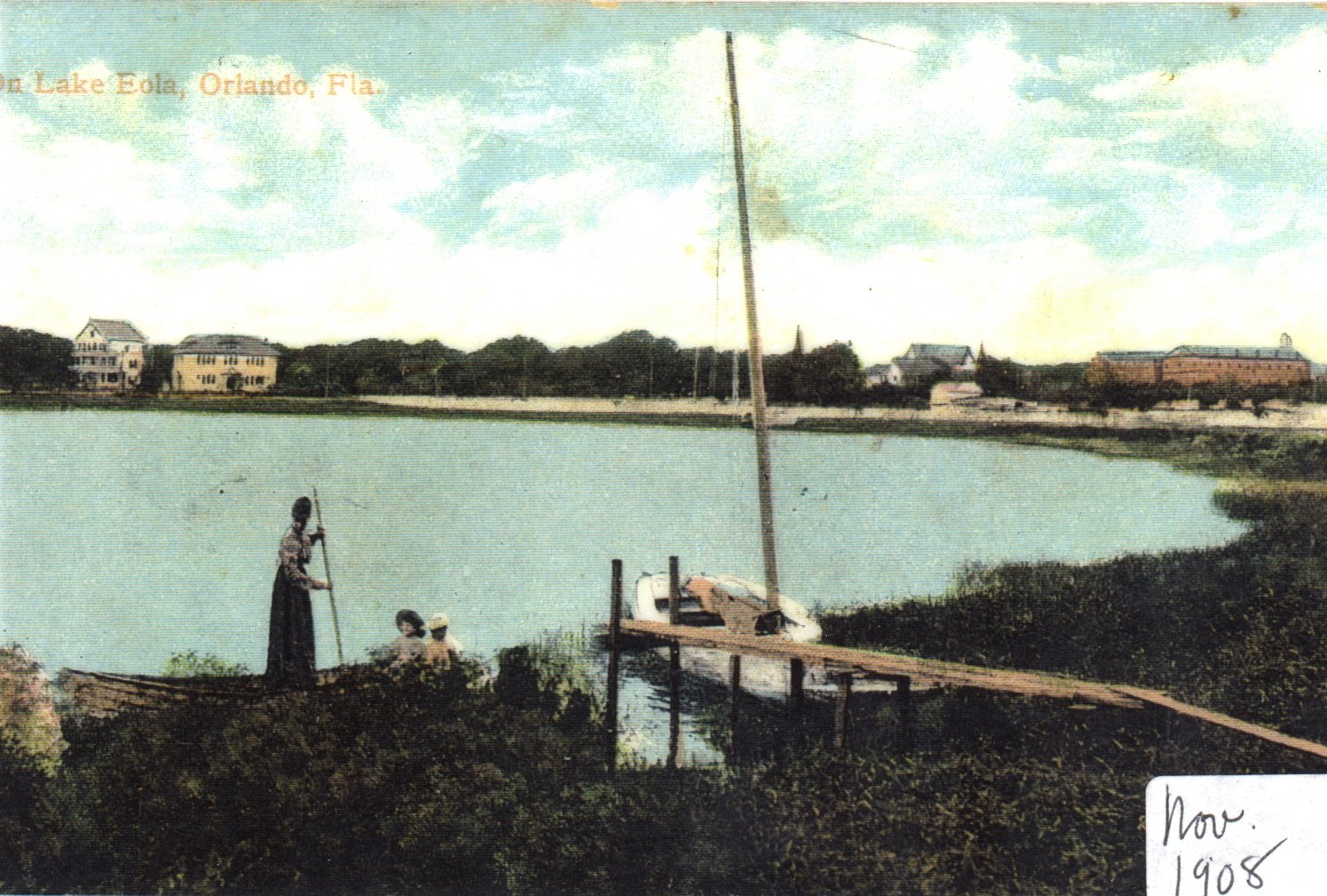 lake eola old photo